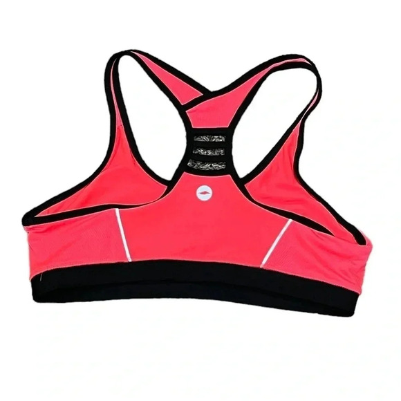 ❤️ 2/$11 Avia Women’s Hot Pink Black Pullover Sports Bra size XL - Picture 6 of 7